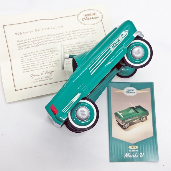 1956 Garton Mark V toy Pedal Car - Hallmark Keepsake Kiddie Car Classics - Picture 6 of 8